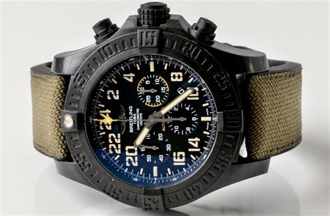 avenger hurricane military breitling|breitling avenger chronograph gmt.